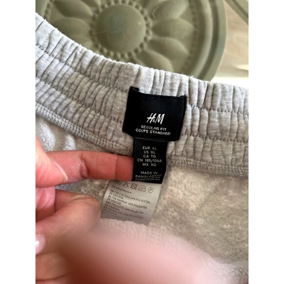 H&M Mens Gray Regular Fit Jersey Shorts Size XL - Picture 3 of 6